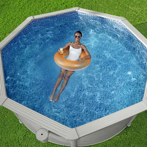 Bestway stålväggspool Ø3\,66m - 1\,22m djup | Hydrium (56574)