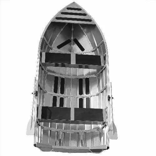 Aluminiumbåt 4,2m | Stor båt för 5 personer | 2mm skrovtjocklek | Lyfco