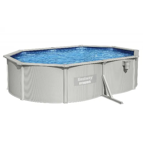 Ovanmarkpool Bestway Hydrium Oval\, Ljusblå - 5 x 3\,6 m (56586)