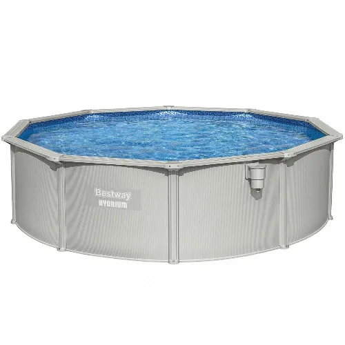 Bestway stålväggspool Ø4\,6m - 1\,2m djup | Hydrium (56384)
