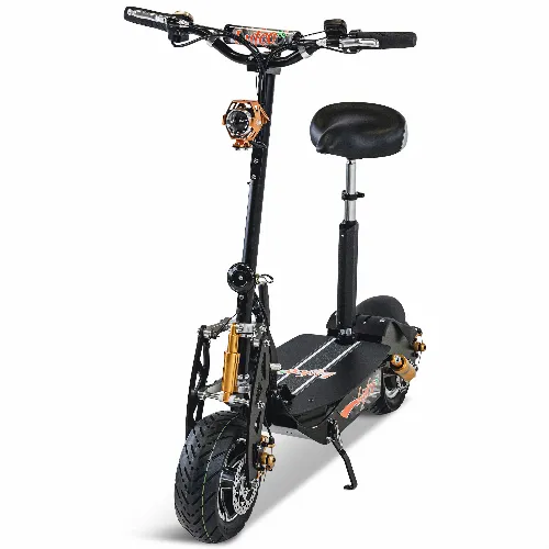 Elscooter 1600W Premium med sadel | Navmotor | 40 km/tim | Lyfco
