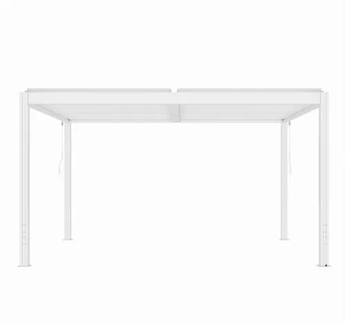 Pergola | Öppningsbart lamelltak | 4x3 | Vit