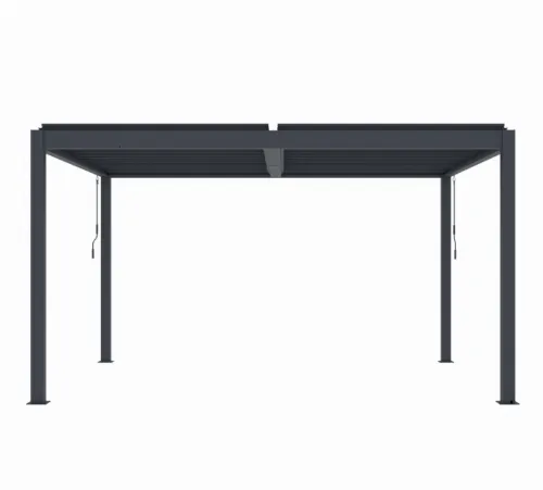 Pergola | Öppningsbart lamelltak | 4x3 | Grå